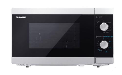 Cuptor cu microunde Sharp YC-MG01E-S, 20L, Gril 1000W (Argintiu)