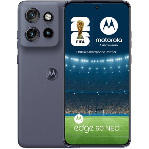 Telefon Mobil Motorola Edge 60 Neo, Procesor Mediatek Dimensity 7400, LTPO P-OLED 6.36inch, 8GB RAM, 256GB Flash, Camera Tripla 50 + 10 + 13 MP, Wi-Fi, 5G, Dual Sim, Android (Gri)