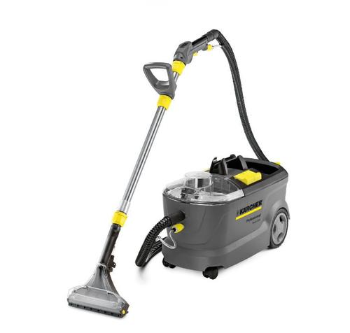 Aspirator profesional Karcher Puzzi 10/1, 1250 W, 10 L, Spalare (Gri/Galben)