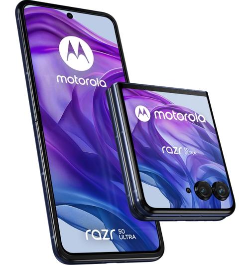 Telefon Mobil Motorola Razr 50 Ultra, Procesor Qualcomm SM8635 Snapdragon 8s Gen 3, Octa-Core, Foldable LTPO AMOLED Capacitive touchscreen 6.9inch, 12GB RAM, 512GB Flash, Camera Duala 50 + 50 MP, 5G, Wi-Fi, Dual SIM, Android (Albastru)