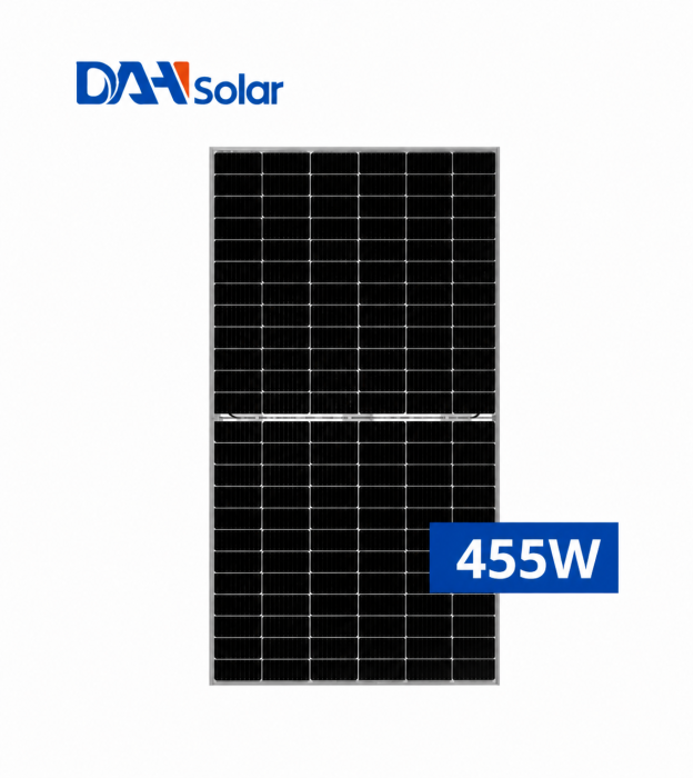 Panou fotovoltaic bifacial DAH Solar 455W Rama neagra - DHN-48Z16-DG(BW)-455W