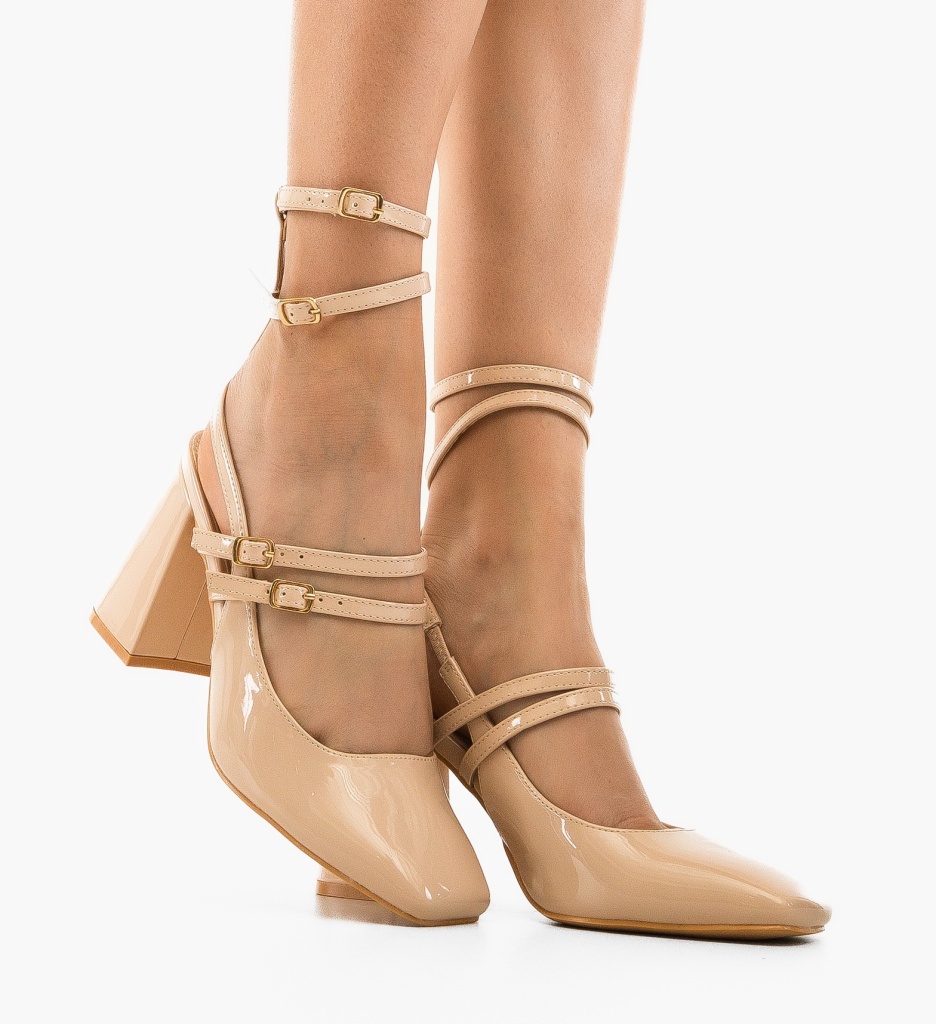 Pantofi dama Jorja Bej