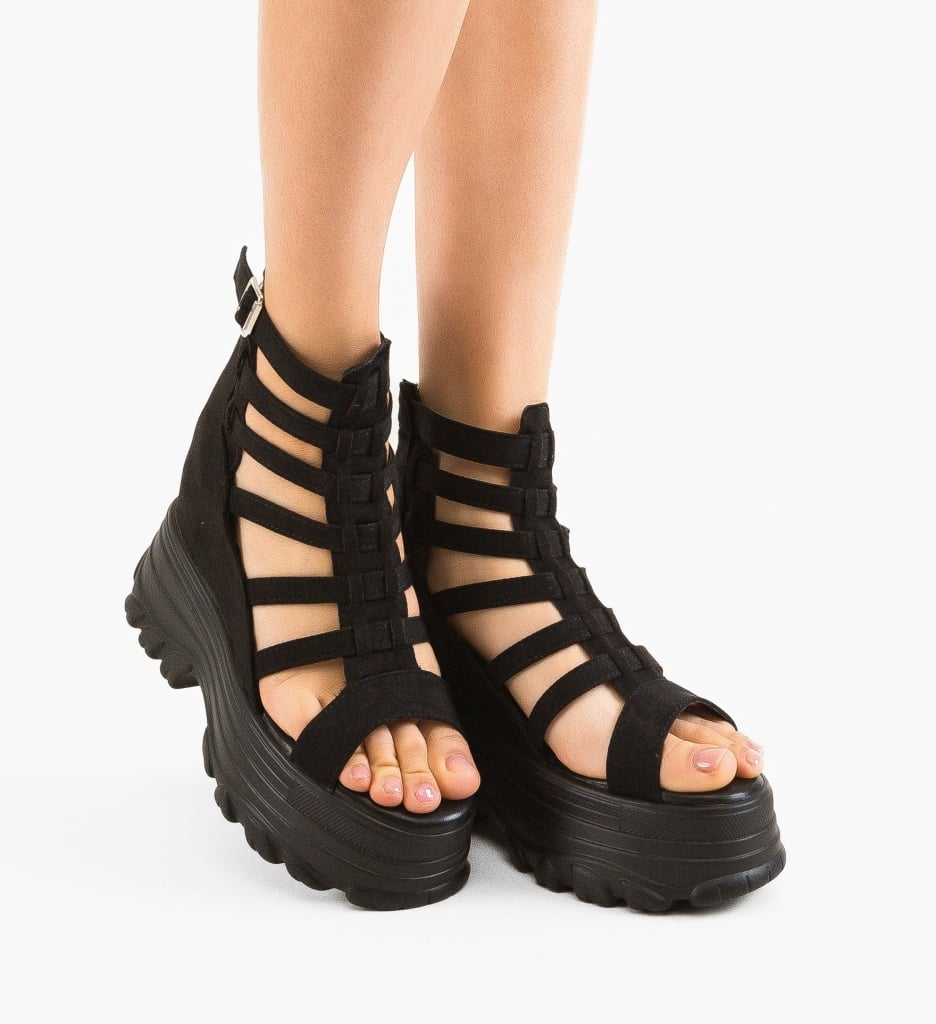 Platforme dama Aisyah Negre