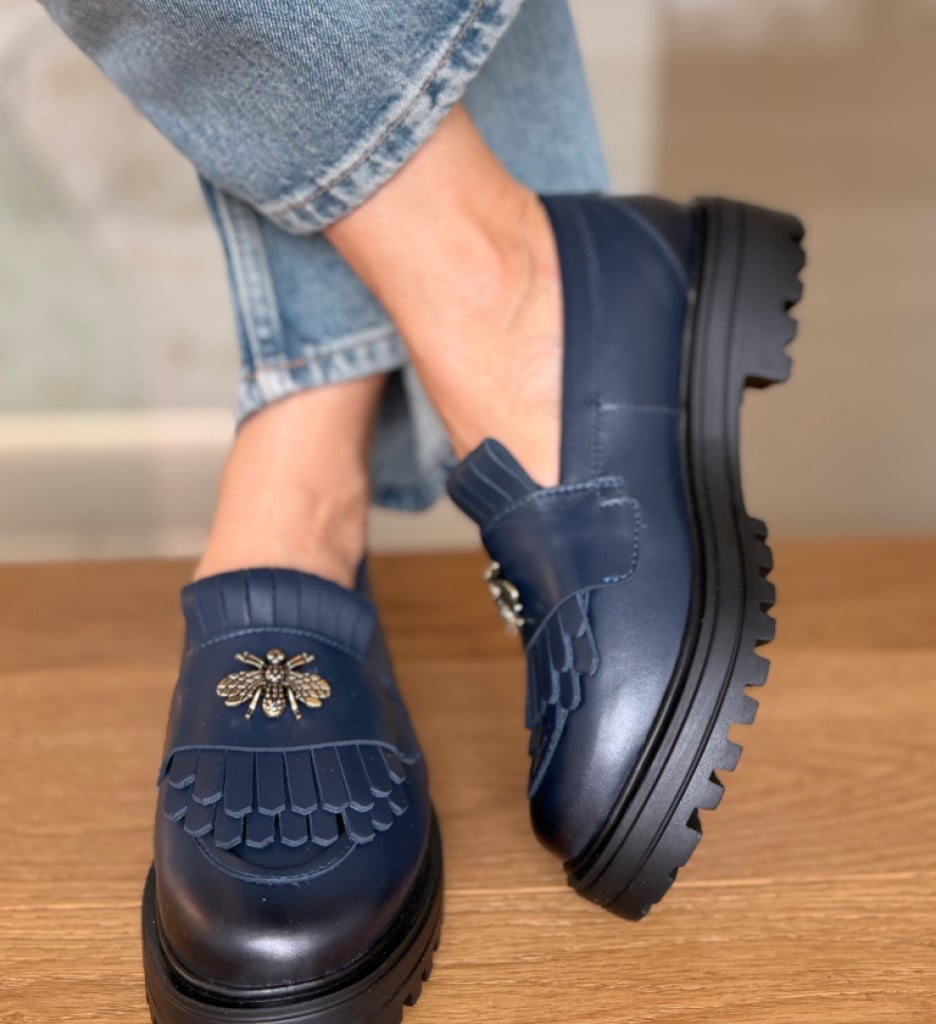 Pantofi casual dama Zenin Bleumarin