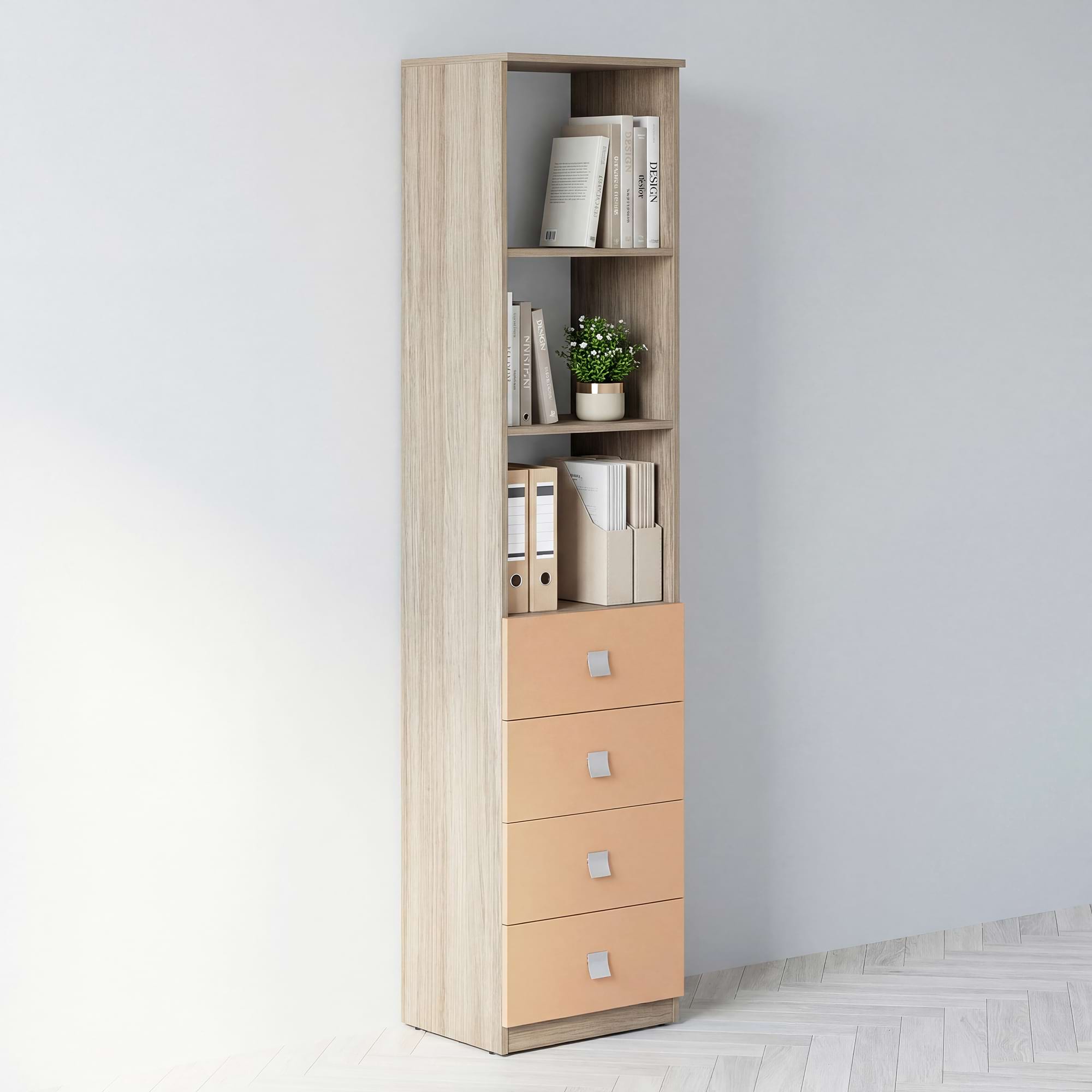 Biblioraft LINEA 45, 4 Sertare