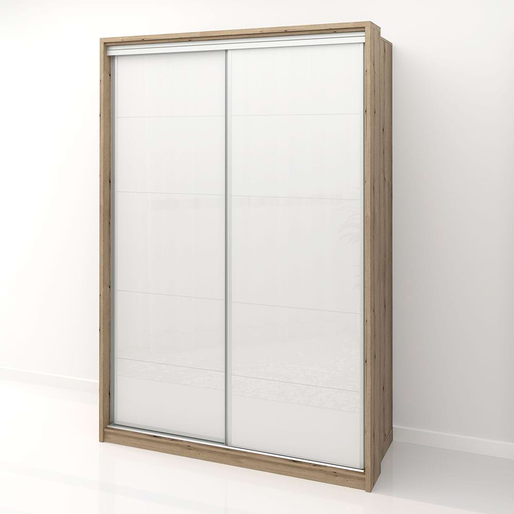 Dulap usi glisante PRIMAVERA MDF Alb lucios