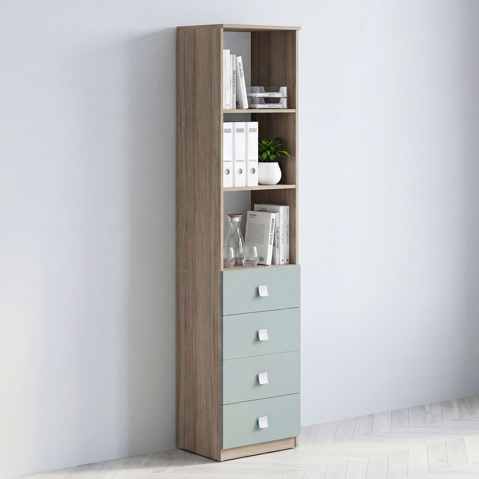 Biblioraft LINEA 45, 4 Sertare