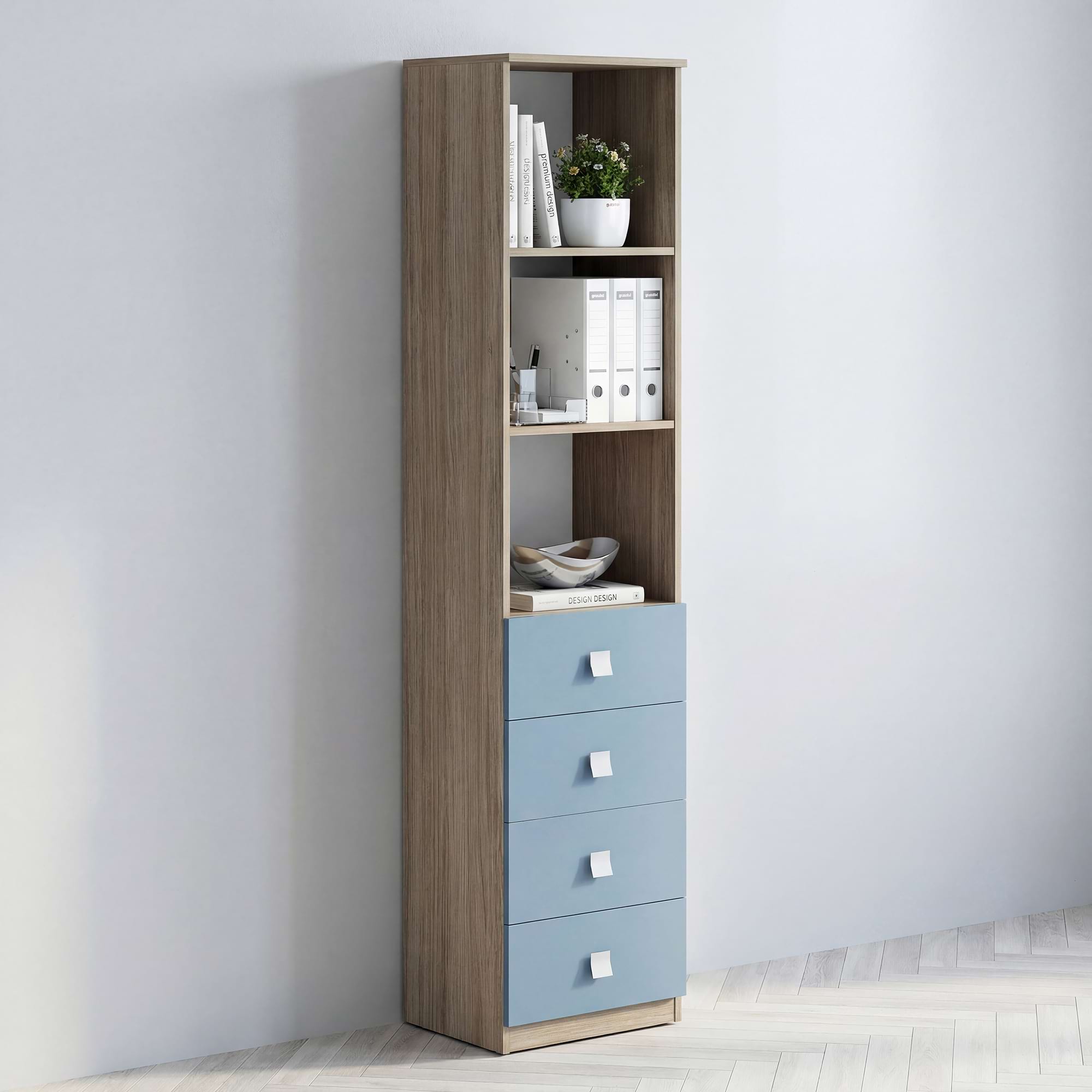 Biblioraft LINEA 45, 4 Sertare