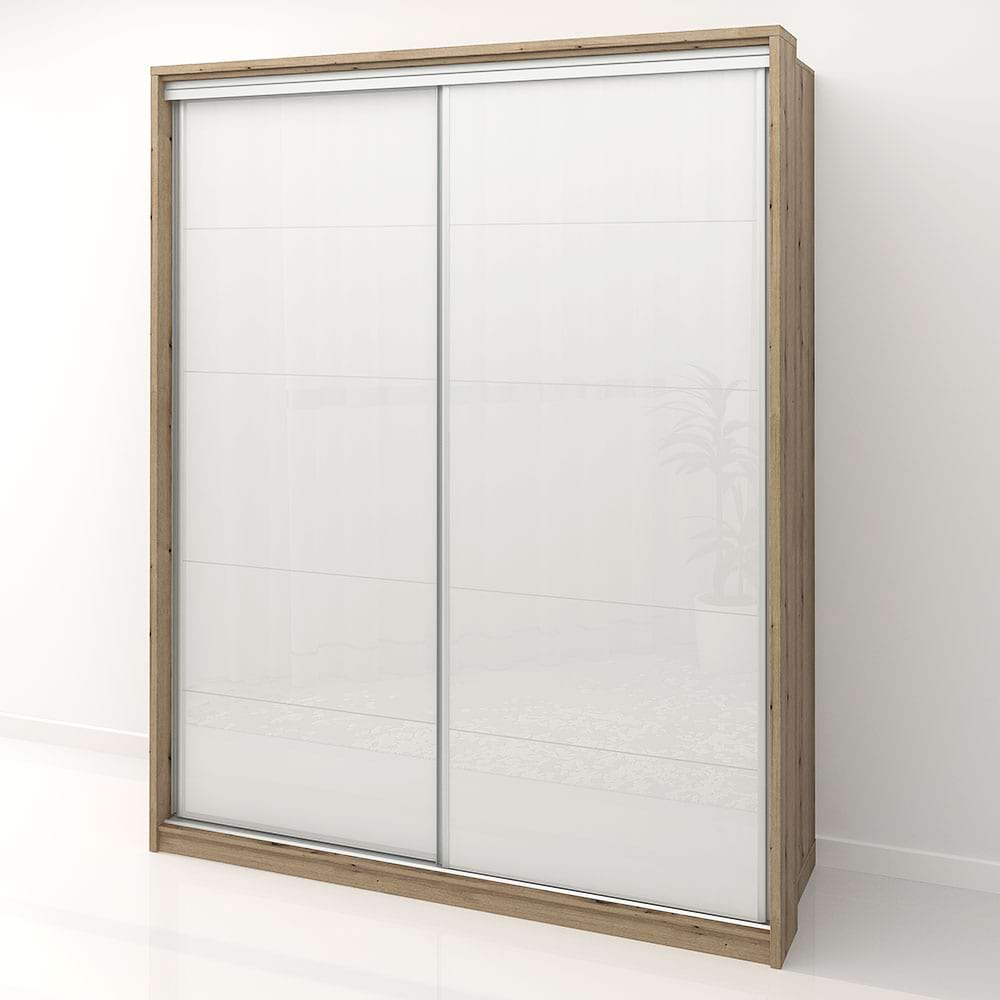 Dulap usi glisante PRIMAVERA MDF Alb lucios