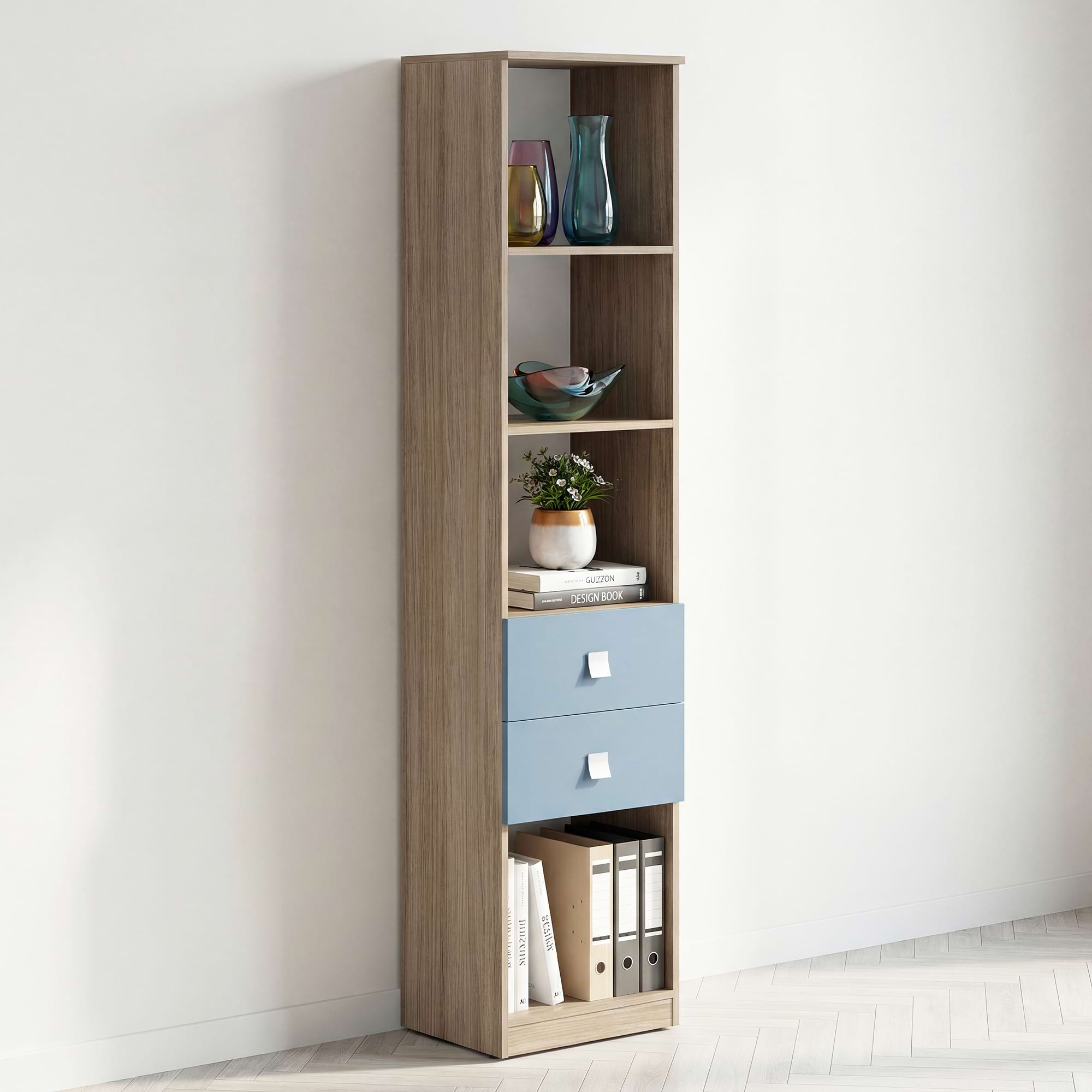 Biblioraft LINEA 45, 2 sertare