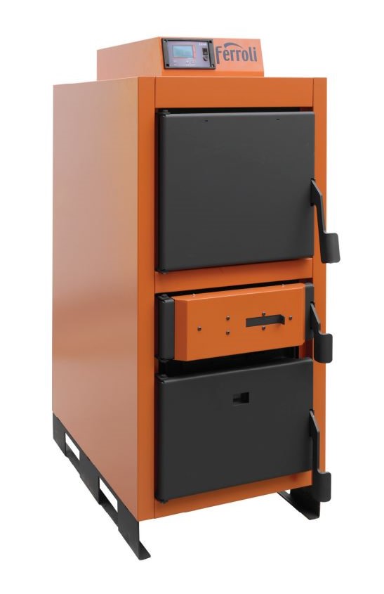 Cazan (centrala) pe lemne cu gazeificare Ferroli CGF PRO 50 - 50 kW