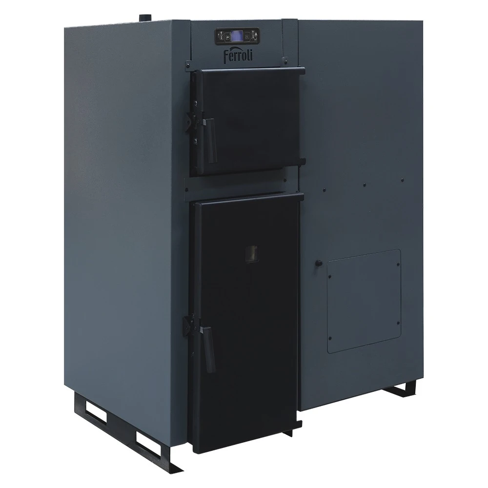 Centrala pe peleti si lemne Ferroli BioPellet Combi 50 kW