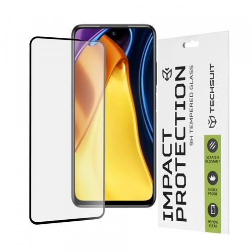 Folie de protectie Ecran Techsuit pentru Xiaomi Poco M3 Pro 5G / Redmi Note 10 5G, Sticla Securizata, Full Glue, 111D