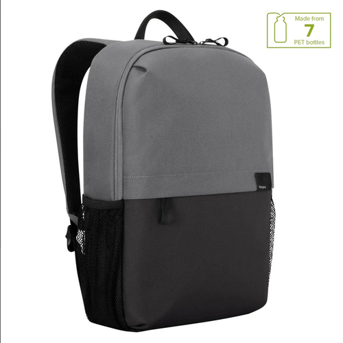 Rucsac laptop Targus 16inch Sagano EcoSmart,   capacitate 20 de litri, material RPET 500, dimensiuni: 30 x 14 x 50 cm, Negru