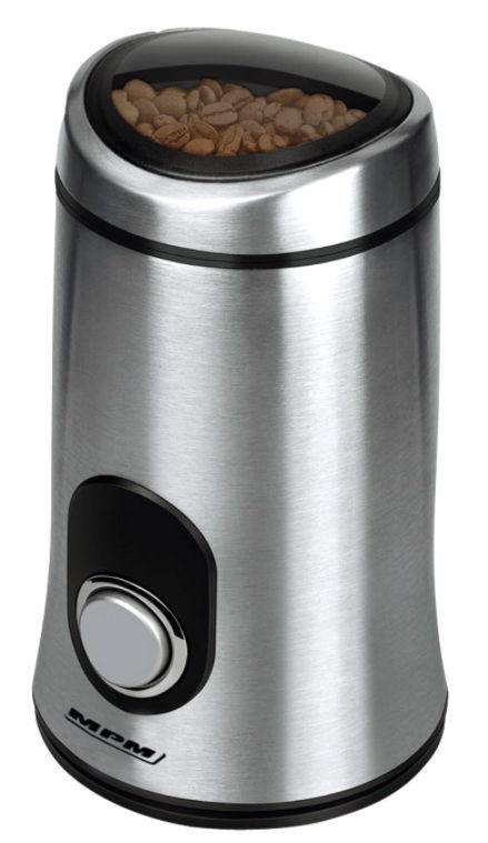 Rasnita de cafea MPM MMK-02M, 150W, 30 g, Functie Impuls (Argintiu)