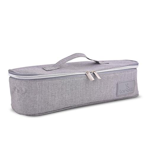 Geanta termica pentru mancare Lorelli Avy Grey, 3 compartimente detasabile, inchidere cu fermoar, dispune de doua despartitore interioare detasabile, 33x11x10 cm