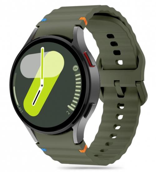 Curea Tech-Protect Silicone Sport pentru Samsung Galaxy Watch7 / Watch FE / Watch6 / Watch5 / Watch4 Series, Verde
