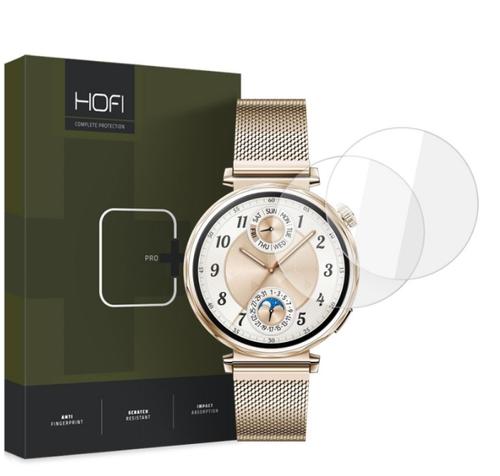 Folie Protectie HOFI Glass PRO+ pentru Huawei Watch GT 5 41mm, Set 2 bucati, Sticla Securizata