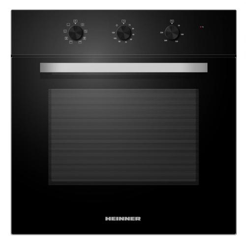 Cuptor incorporabil Heinner HBO-M654G-GBK, 70 l, Clasa A, 8 functii, Timer, Grill (Sticla neagra)