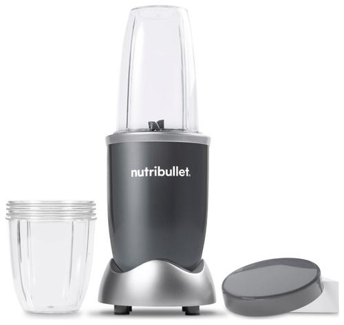 Blender Nutribullet NB505DG, 500 W, 1 treapta de viteza, Cana 0.7 l si 0.5 l (Argintiu)