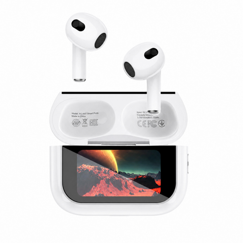 Casti True Wireless XO Design X47 4th Gen, Bluetooth, Alb
