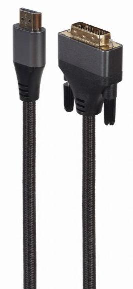 Cablu HDMI-DVI Gembird, 1.8m, CC-HDMI-DVI-4K-6, 4K (Negru)
