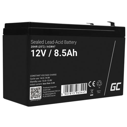 Acumulator AGM 12V 8.5Ah VRLA plum acid baterie fara mentenanta jucarii sisteme de alarma Green Cell