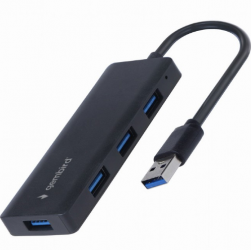 Hub USB Gembird UHB-U3P4-03, 4x USB (Negru)