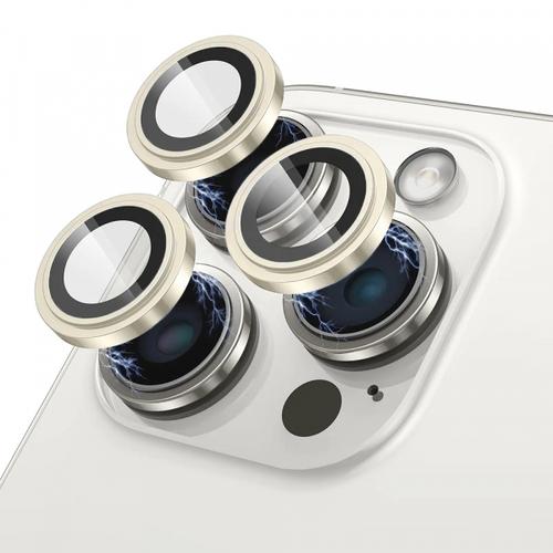 Folie de protectie Camera Spate Lito S+ pentru  Apple iPhone 17 Pro Max / 17 Pro, Sticla Securizata, Galbena