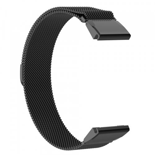 Curea Techsuit W009 pentru Garmin Instinct / Approach / Fenix Watch Series, 20mm, Negru