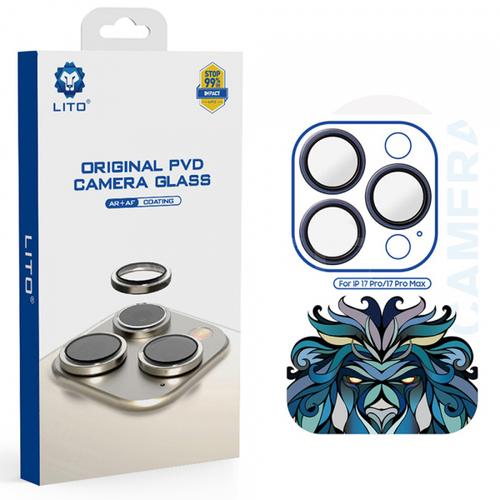 Folie de protectie Camera Spate Lito Titanium AR pentru Apple iPhone 17 Pro Max / 17 Pro, Sticla Securizata