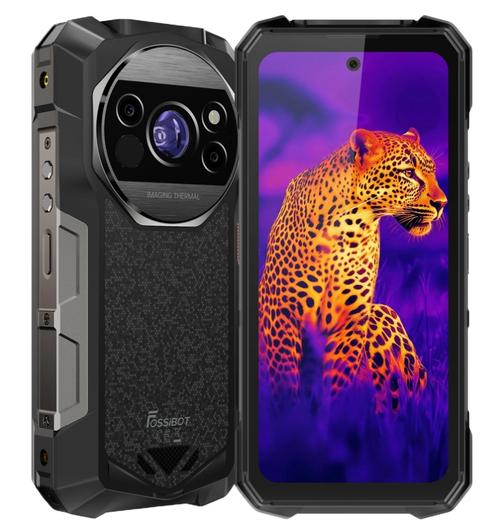 Telefon Mobil Fossibot F115 Ultra, Procesor MediaTek Dimensity 7100, Ecran IPS LCD touchscreen 6.78inch, 12GB RAM, 256GB Flash, Camera Tripla 50 + 64 + 8 MP, Wi-Fi, 5G, Dual Sim, Android (Negru)