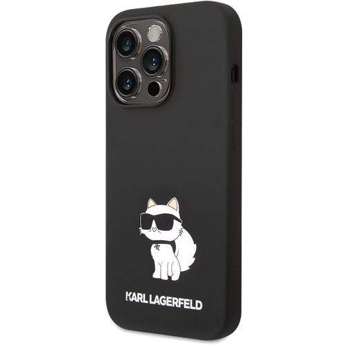 Husa pentru Apple iPhone 14 Pro Max, Karl Lagerfeld, IML Choupette NFT, Neagra