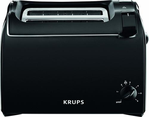 Prajitor de paine Krups KH 1518 ProAroma, 700 W, 2 felii, 6 trepte (Negru)