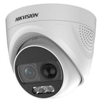 Camera supraveghere video Hikvision TURBO X ColorVu turret DS-2CE72DFTPIRXOF3, 2MP, 1920 × 1080@25FPS, 3.6mm (Alb)