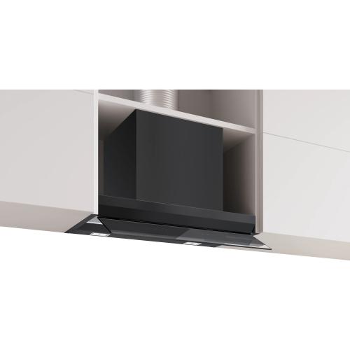 Hota incorporabila Bosch DBB67DP60, Putere de absorbtie 699 mc/h, Iluminare LED, EcoSilence Drive, Touch control, Smart hood automatic, Home Connect, Clasa A, 60 cm (Negru)
