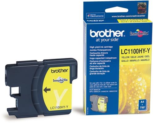 Cartus cerneala Brother LC1100HYY (Galben - de mare capacitate)