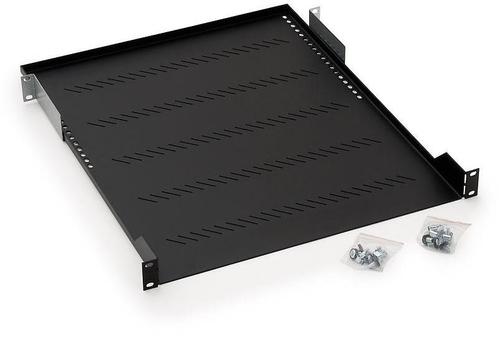 Raft fix perforat Triton 19inch, 1U/250, Negru