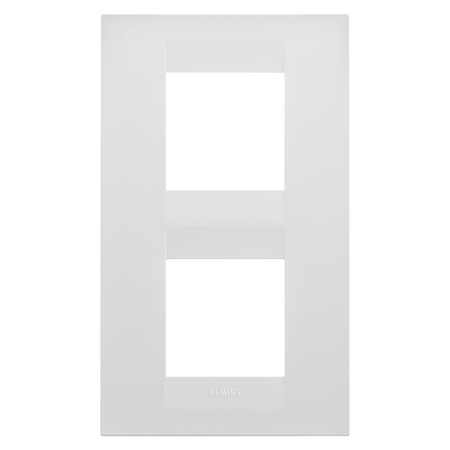 PLACA INTERNATIONALA GEO - IN TEHNOPOLIMER VOPSIT - 2+2 MODULE VERTICAL - ALB SATINAT - CHORUSMART