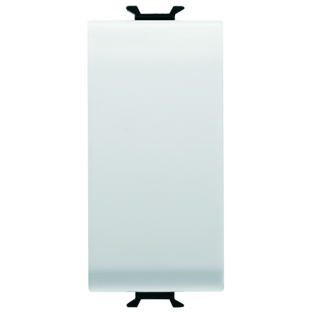 ÎNTRERUPATOR UNIDIRECTIONAL 1P 250V C.A. - 16AX - BUTON NEUTRU - 1 MODUL - ALB SATINAT - CHORUSMART
