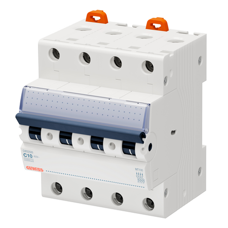 ÎNTRERUPATOR MINIATURAL - MT 100- 4P CARACTERISTICA C 10A - 4 MODULE