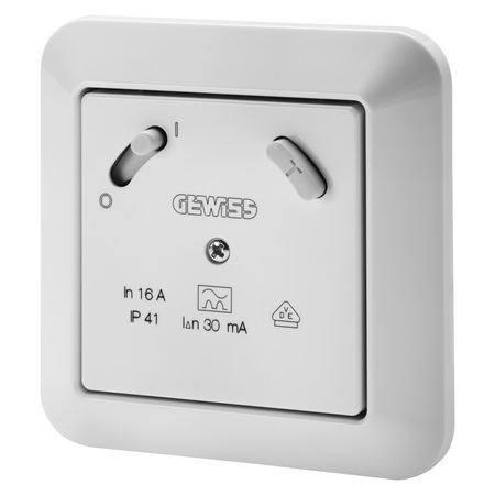 UNITATE DE PROTECTIE RCD - 16A 30MA IP41 - CULOARE ALBA
