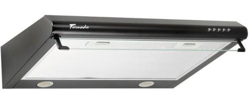 Hota traditionala Tornado Bona 20 (50), 2 Motoare, 560 m3/h, Filtru anti-grasimi, Clasa D, 50 cm (Negru)