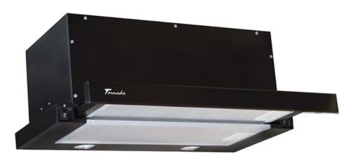 Hota incorporabila telescopica Tornado Storm 1200 (60), 1 Motor, 3 Viteze, 1200 m3/h, Filtru anti-grasimi, Clasa C, 60 cm (Negru)