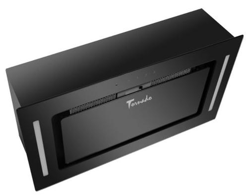 Hota incorporabila Tornado Modul Sensor 1200 (70), 1 Motor Turbo, 3 Viteze, 1200 m3/h, Filtru anti-grasimi, Clasa C, 70 cm (Negru)