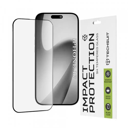 Folie de protectie Ecran Techsuit pentru Apple iPhone 17, Sticla Securizata, Full Glue, 111D