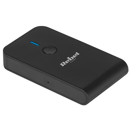 Receptor audio Bluetooth Rebel B10, microfon incorporat (Negru)