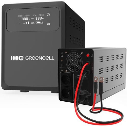 UPS Greencell Line-interactive PowerCore, 1200VA, 800W, AVR, 12VDC, LCD, 2x Schuko