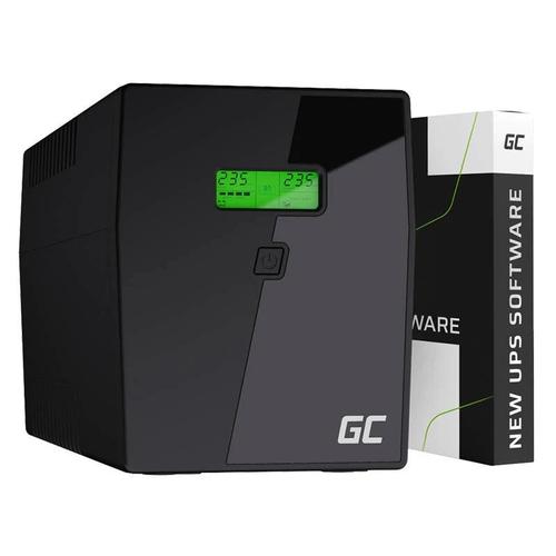 UPS Green Cell Line Interactiv L2000VA/1200W, Afisaj LCD, 4x Schuko