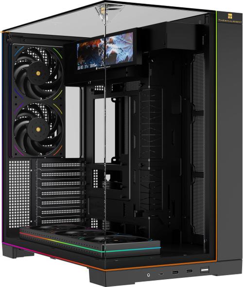 Carcasa Thermalright A70 VISION ARGB, ATX, Vedere ultra-panoramica 270, Sticla securizata, Ecran LCD 9.16inch (Negru)